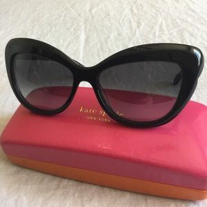 KATE SPADE ODELIA RETRO CAT-EYE SUNGLASSES